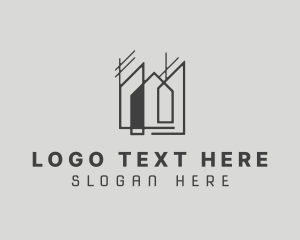 Structure - House Building Structure logo design
