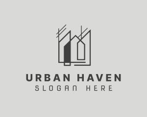 House Building Structure logo design