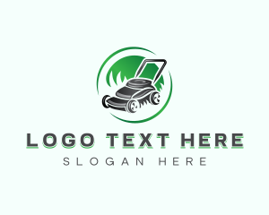 Landscape - Lawn Mower Trimmer logo design