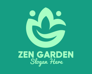 Green Eco Plant logo design