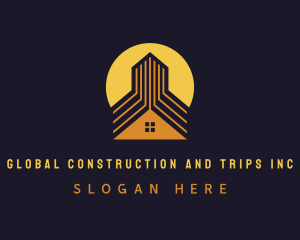 House Construction Property Logo