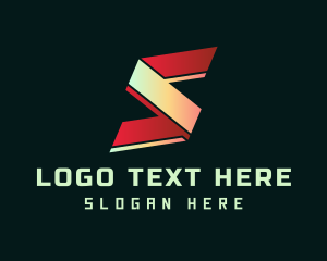 Networking - Cyber Letter S Security logo design