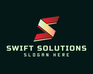 Cyber Letter S Security logo design