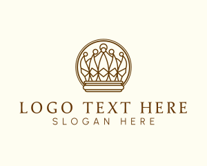 Luxury Royal Crown  logo design