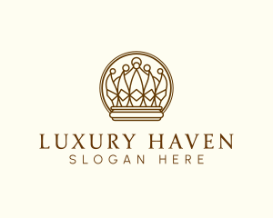Luxury Royal Crown  logo design