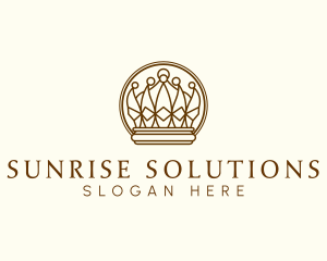 Luxury Royal Crown  logo design