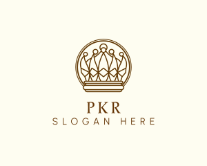 Luxury Royal Crown  logo design