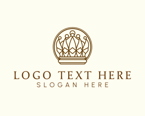 Queen - Luxury Royal Crown logo design