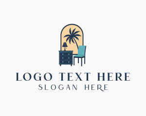 Lamp - Interior Furniture Design logo design
