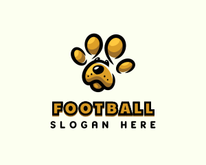 Dog Pet Paw Logo