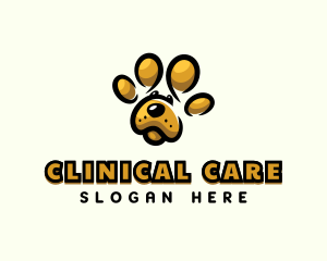 Dog Pet Paw logo design