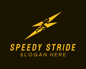 Sprinter - Lightning Fast Athlete logo design