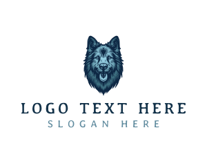 Hound - Canine Dog Puppy logo design