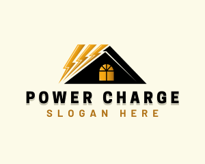 Home Electricity Power logo design