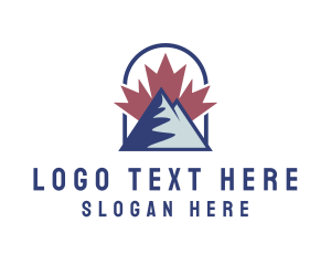 Trek - Maple Mountain Canada logo design