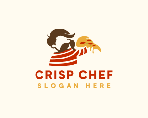 Cheesy Pizza Man logo design