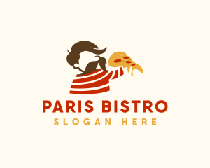 Cheesy Pizza Man logo design