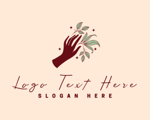 Florist - Nature Leaf Hand logo design