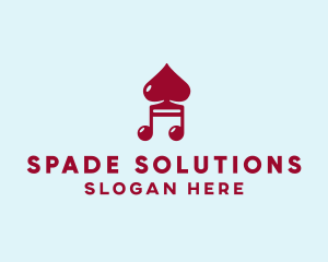 Musical Ace Of Spades logo design