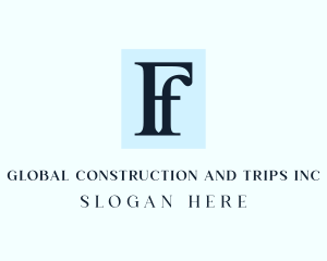 Modern Business Letter F Logo