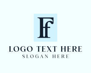Letter F - Modern Business Letter F logo design