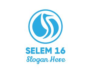 Elegant - Blue Elegant Pelican logo design