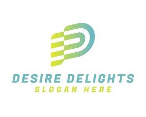 D Stripe Flag logo design