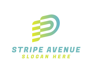 Stripes - D Stripe Flag logo design