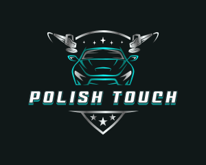 Polish - Car Detailing Polisher logo design