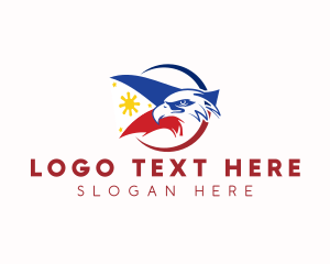 Tourism - Patriot Eagle Philippine Flag logo design