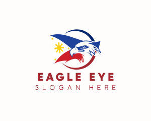 Patriot Eagle Philippine Flag logo design