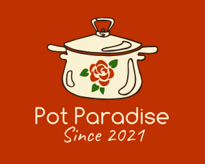 Pot - Kitchen Pot Homeware logo design