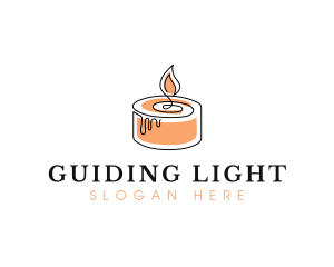 Candle Wax Vigil logo design