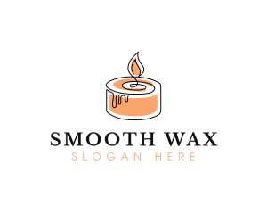 Wax - Candle Wax Vigil logo design