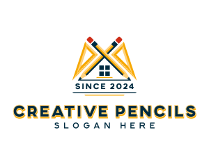 Pencil Handyman Carpentry logo design