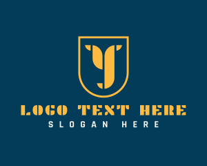 Letter Y - Corporate Shield Agency logo design
