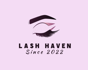 Wellness Beauty Eyelash logo design