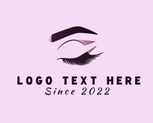 Eyeliner - Wellness Beauty Eyelash logo design