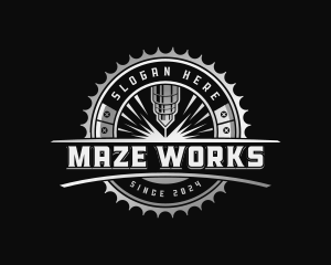 Industrial Laser Metalworks logo design