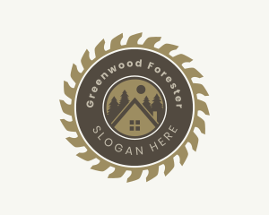 Forest Cabin Carpentry logo design