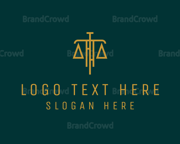 Law Firm Legal Scale Logo