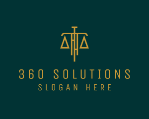 Law Firm Legal Scale logo design