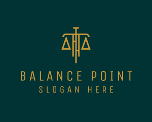 Equilibrium - Law Firm Legal Scale logo design