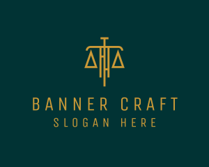 Law Firm Legal Scale logo design