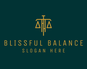 Law Firm Legal Scale logo design