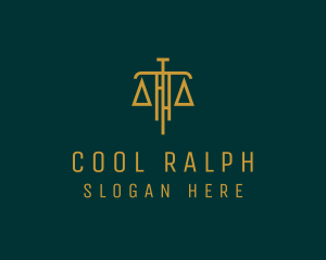 Law Firm Legal Scale logo design