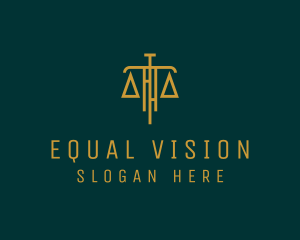 Equality - Law Firm Legal Scale logo design