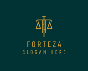 Law Firm Legal Scale logo design