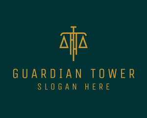 Law Firm Legal Scale logo design