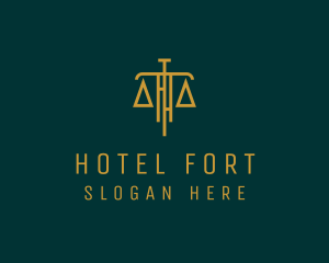 Law Firm Legal Scale logo design